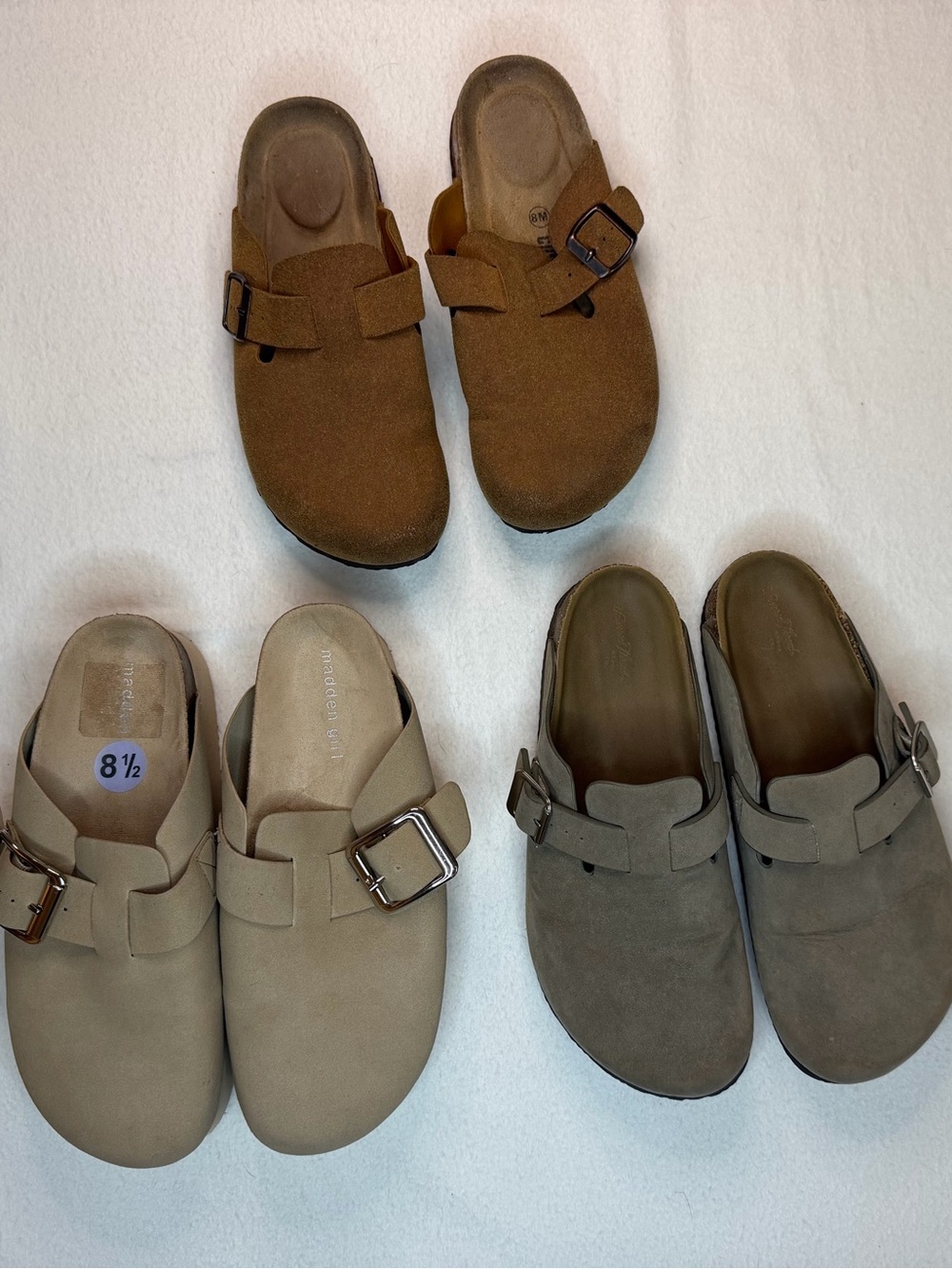 3 pairs women clogs
